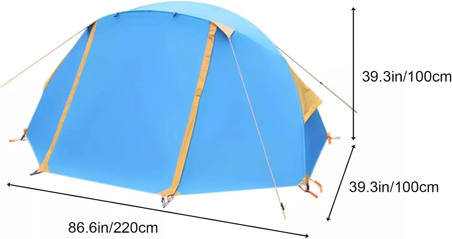 1 Person Tents for Camping, Lightweight Camping Tent, Outdoor Tent, Double Layer, Easy Setup, for Backpacking, Hiking