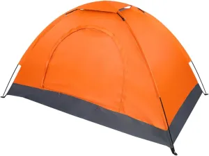 1-Person Waterproof Camping Dome Tent Automatic Pop Up Quick Shelter Outdoor Hiking Orange