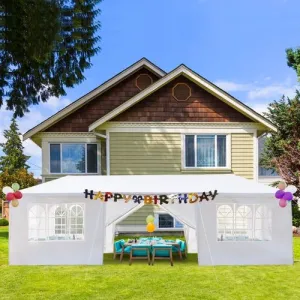 10x30 Outdoor Party Tent – Waterproof Canopy with Removable Windowed Sidewalls