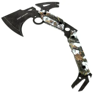 13' Hunting Survival Axe with Sheath - Gray Camo Color Handle