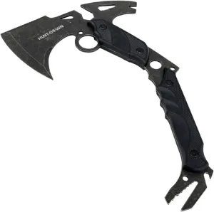 13" Hunting Survival Axe with Sheath - Black Color Handle