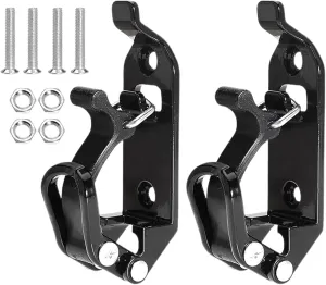 2 Pcs Shovel Mount, Metal Rubber Clamps Shovel Holder, Quick Fist Clamp Wall Mounting Kit, Universal Auto Roof Mount Clamps Kit for Roof Rack, Boats, Military Equipment, Axe
