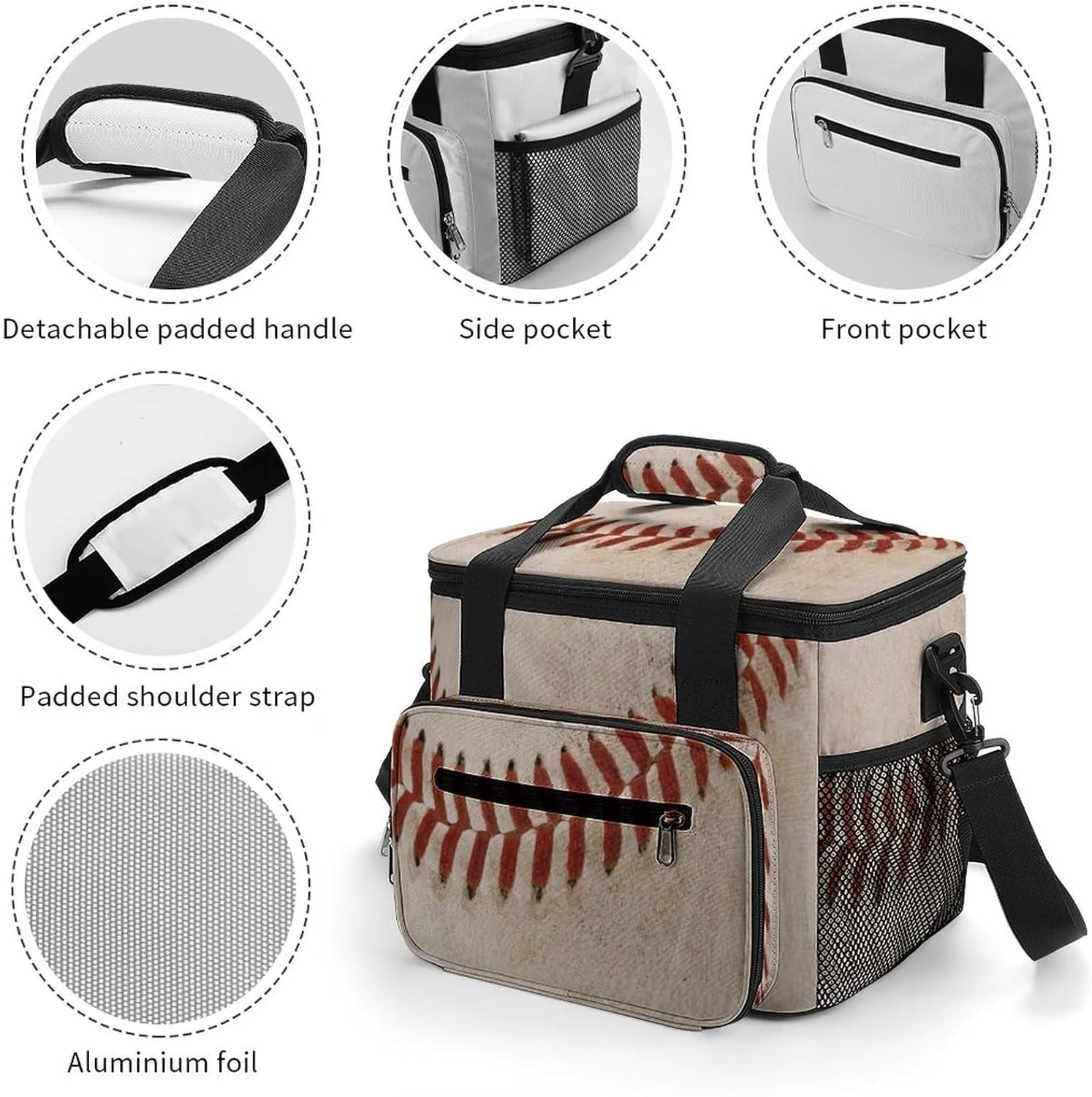 22.5L Insulated Camping Coolers Bag Large Leakproof Ice Chest for Beach Travel Picnic
