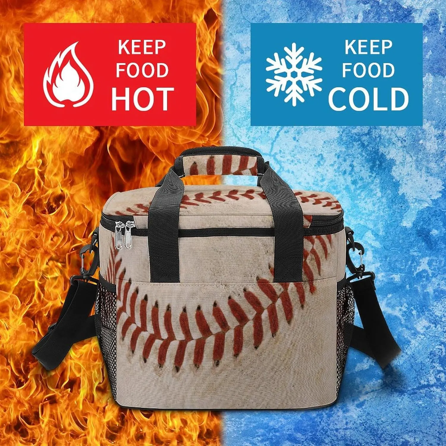 22.5L Insulated Camping Coolers Bag Large Leakproof Ice Chest for Beach Travel Picnic