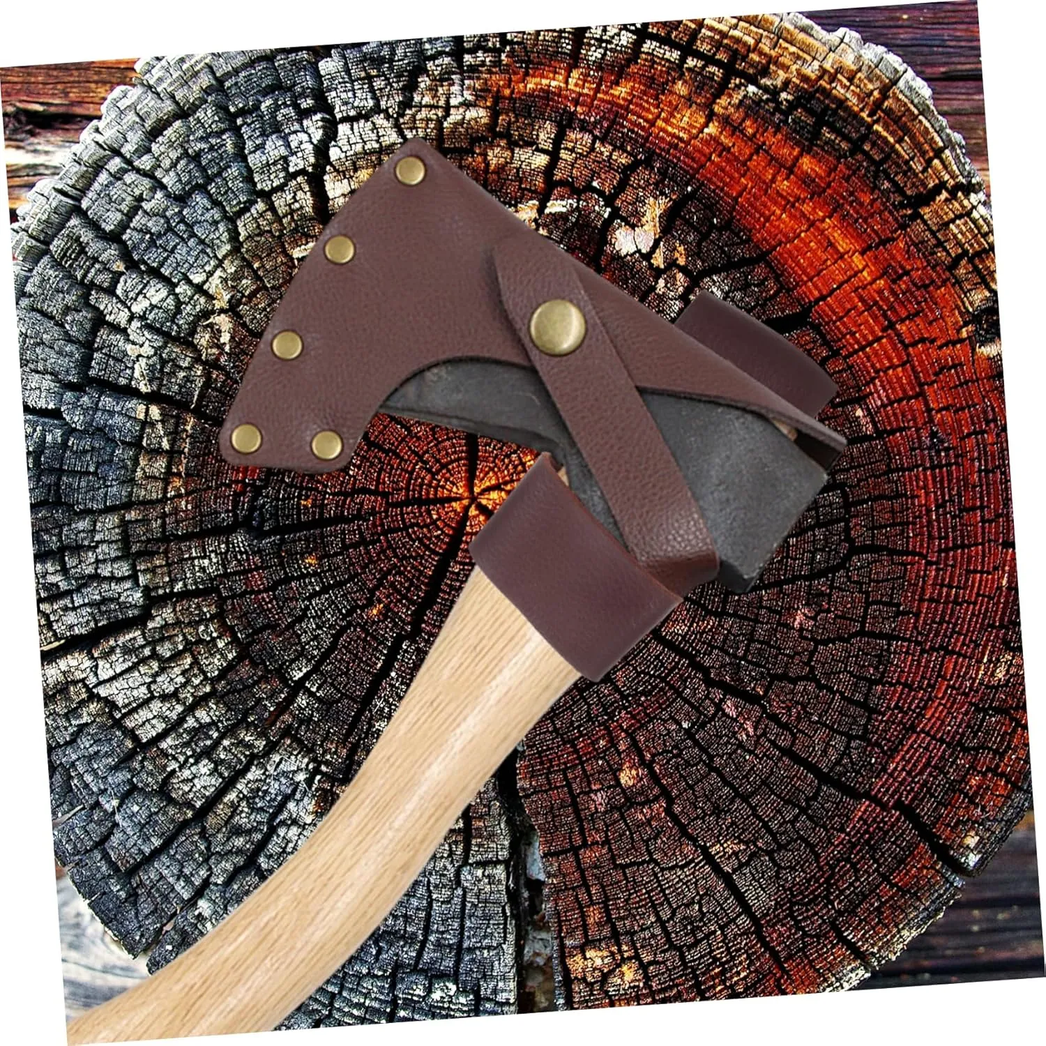 2pcs Ax Storage Cover Tools Shield Hatchet Cover Protector Protective Cover Outdoor Imitation