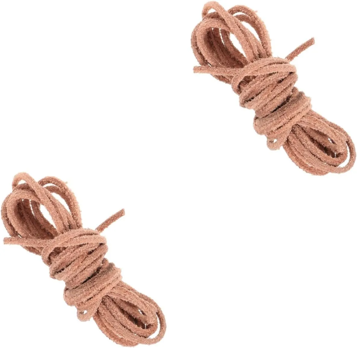 2pcs Cowhide Leather Cord 100% Real Leather String DIY Craft Supplies for Beading and Decorative Projects