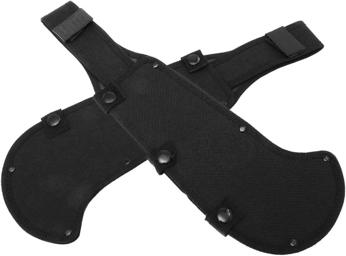 2pcs Oxford Cloth Hatchet Protective Covers for Camping Portable Fit Easy to Store Safe Reliable Axe Protection for Outdoor Activities Barbecues