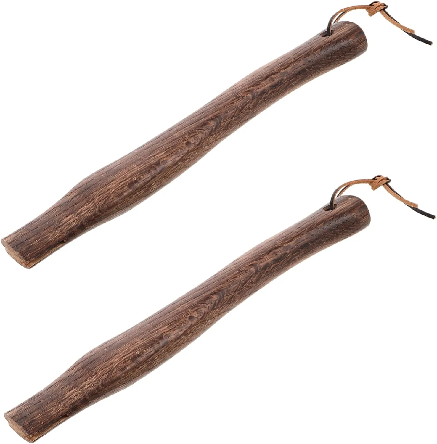 2pcs Sturdy Wooden Axe Replacement Handle Ergonomic Slip Grip for Hatchet Durable Wood Material Easy to Install for Camp Use