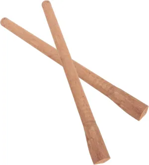 2Pcs Wooden Broad Handle Replacement for Hatchet Square Design Comfortable Skid Grip for Outdoor Chopping and Woodworking Tasks