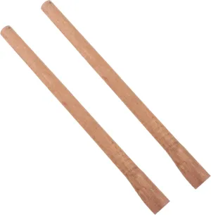 2Pcs Wooden Hatchet Handle Replacement Durable Camp Ax Handle Skid Grip Shockproof Design for Broad Axe Easy Installation Reliable Outdoor Tool
