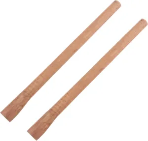 2pcs Wooden Hatchet Handle Replacement Hardwood Axe Handle for Camp Axe Comfortable Grip Easy Installation for Outdoor Work