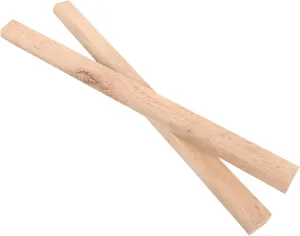 2pcs Wooden Replacement Handle for Hatchet Durable Flat Axe Handle for Outdoor Chopping Easy