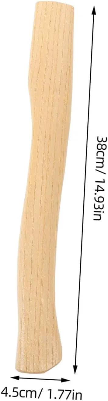 3 Sets Ax Wooden Handle Axe Handle Replacement Axe Handle for Repair Axe Accessory Axe Fitting Wood Hatchet Handles Axe Grip Axe Wood Handle Wooden Handles Handle for Axe
