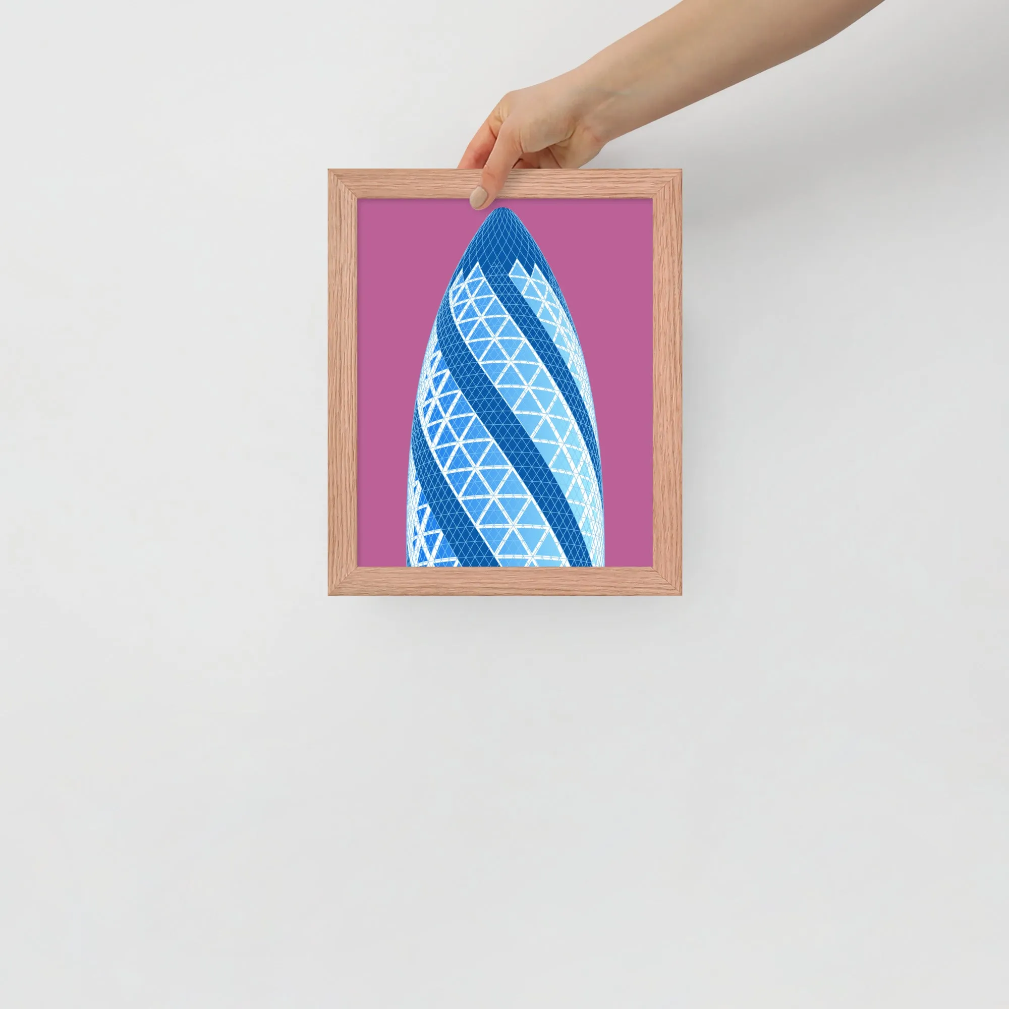 30 St Mary Axe (the Gherkin) Framed Prints