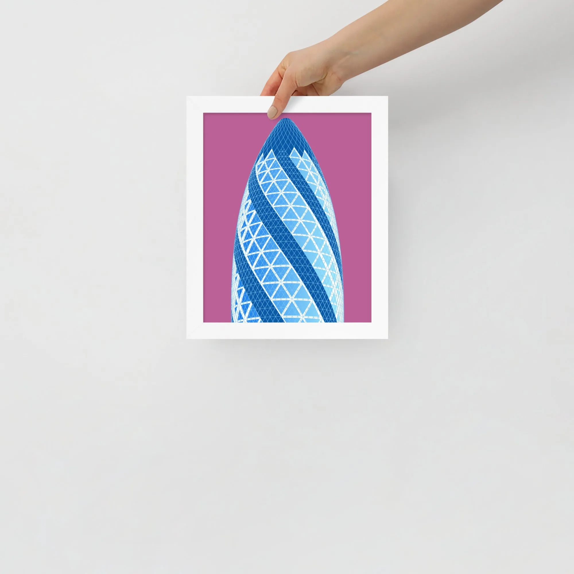 30 St Mary Axe (the Gherkin) Framed Prints