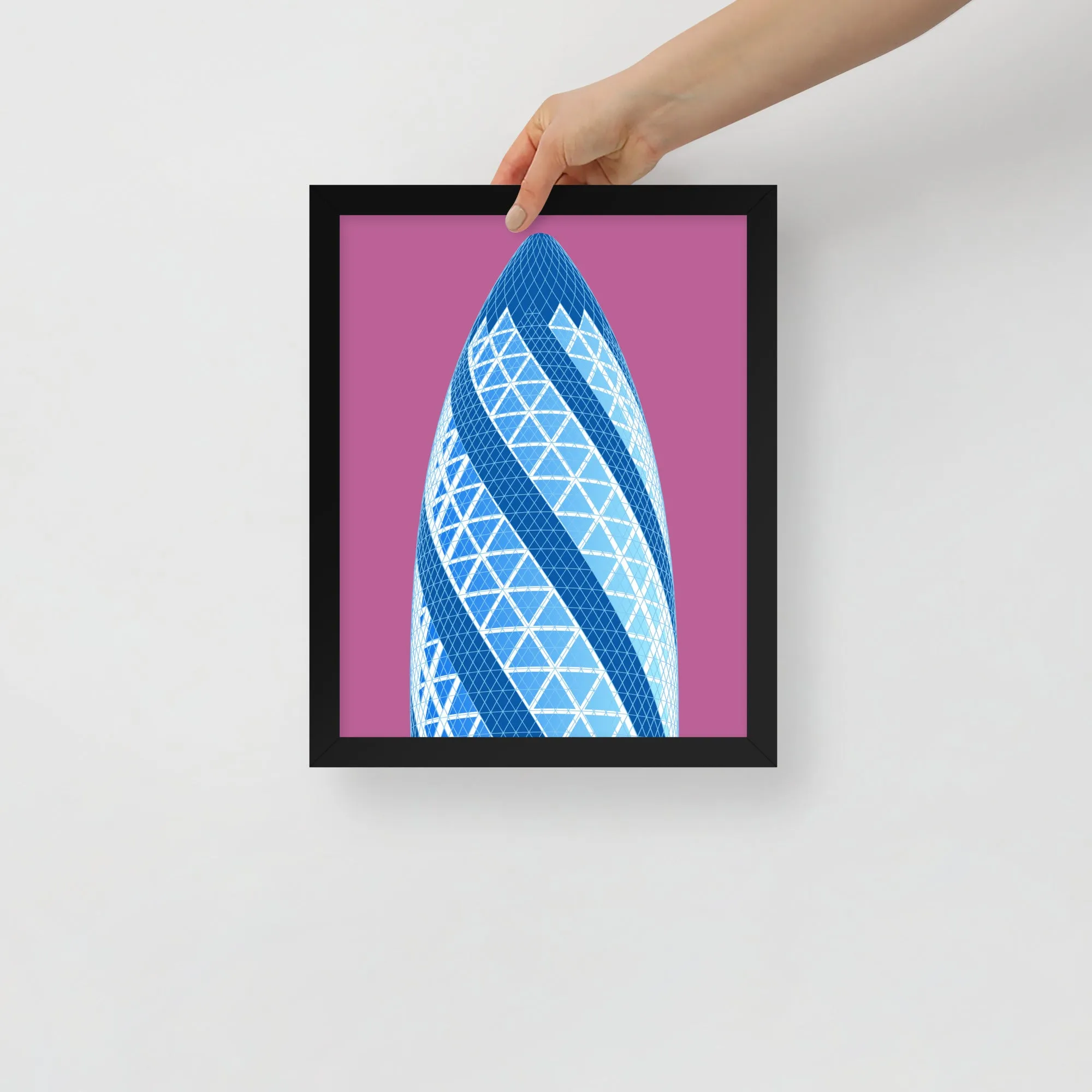 30 St Mary Axe (the Gherkin) Framed Prints