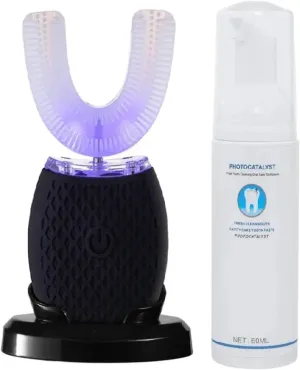 360° Intelligent U-Shaped Ultrasonic Automatic Sonic Electric Toothbrush for Teeth Whitening Oral Care