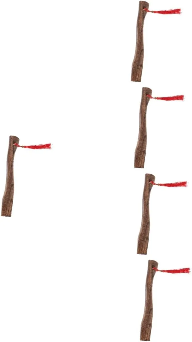 5pcs Wooden Axe Handle Replacement for Chopping Axe Durable Wood Handle for Camping and Woodworking Tools