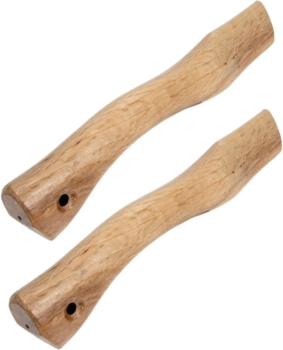 8 Pcs Wooden Ax Handle Axe Replace Handle Axe Handle for Replacement Axe Handle Replacements Fitting for Axe Wooden Replacement Handle Wooden Handle for Axe Wood Grip for Axe