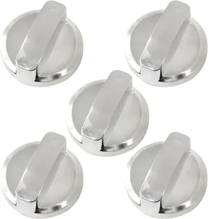 813396 Stove Knob Dial Gas Control Assembly Compatible with Wolf Cooktop Range Surface Burner Accessories (5PCS)