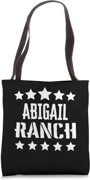 Abigail Ranch Family Reunion Squad First Last Name Tote Bag