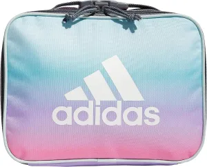 adidas Foundation Insulated Lunch Bag for Men and Women, Gradient Rose Tone Pink/White/Onix Grey, One Size