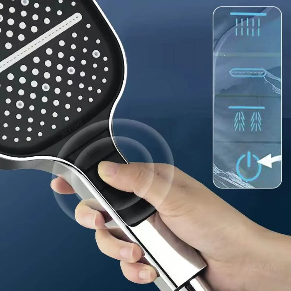 Adjustable Eco-Friendly Shower Head - Water-Saving Flow Control