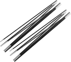 Akozon 3.96M Fiberglass Camping Tent Pole Bars, Outdoor Support Rods, Awning Frames Kit -, Lightweight, Portable and RustResistant Tent Support Rod for Soft Soil,