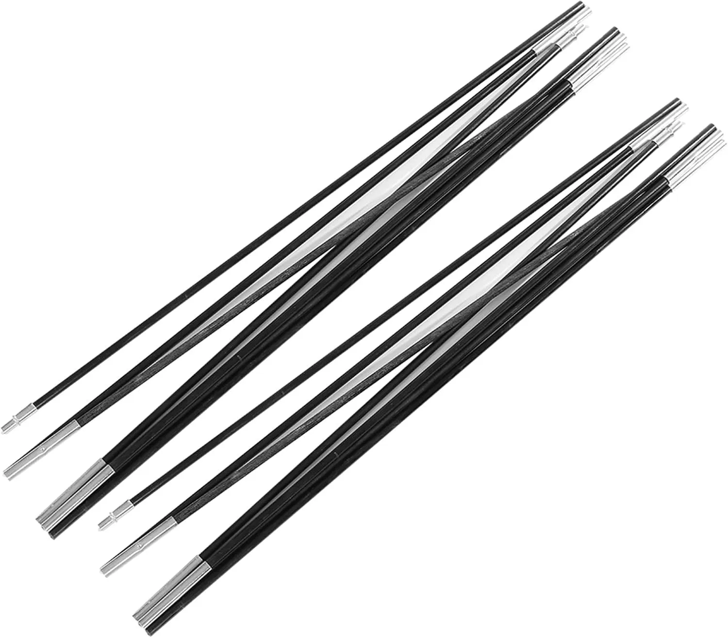 Akozon 3.96M Fiberglass Camping Tent Pole Bars, Outdoor Support Rods, Awning Frames Kit -, Lightweight, Portable and RustResistant Tent Support Rod for Soft Soil,