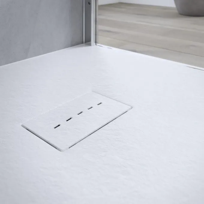 AKW Onyx Low Level Slate Effect Shower Tray 1800 x 800 x 26mm