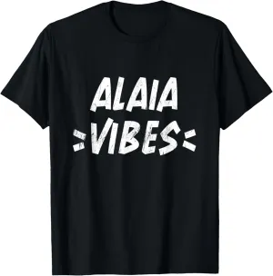 Alaia Vibes Matching Squad Family Reunion First Last Name Te T-Shirt
