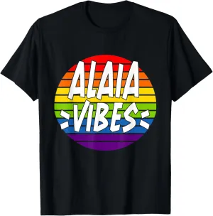 Alaia Vibes Matching Squad Family Reunion Last Name T-Shirt