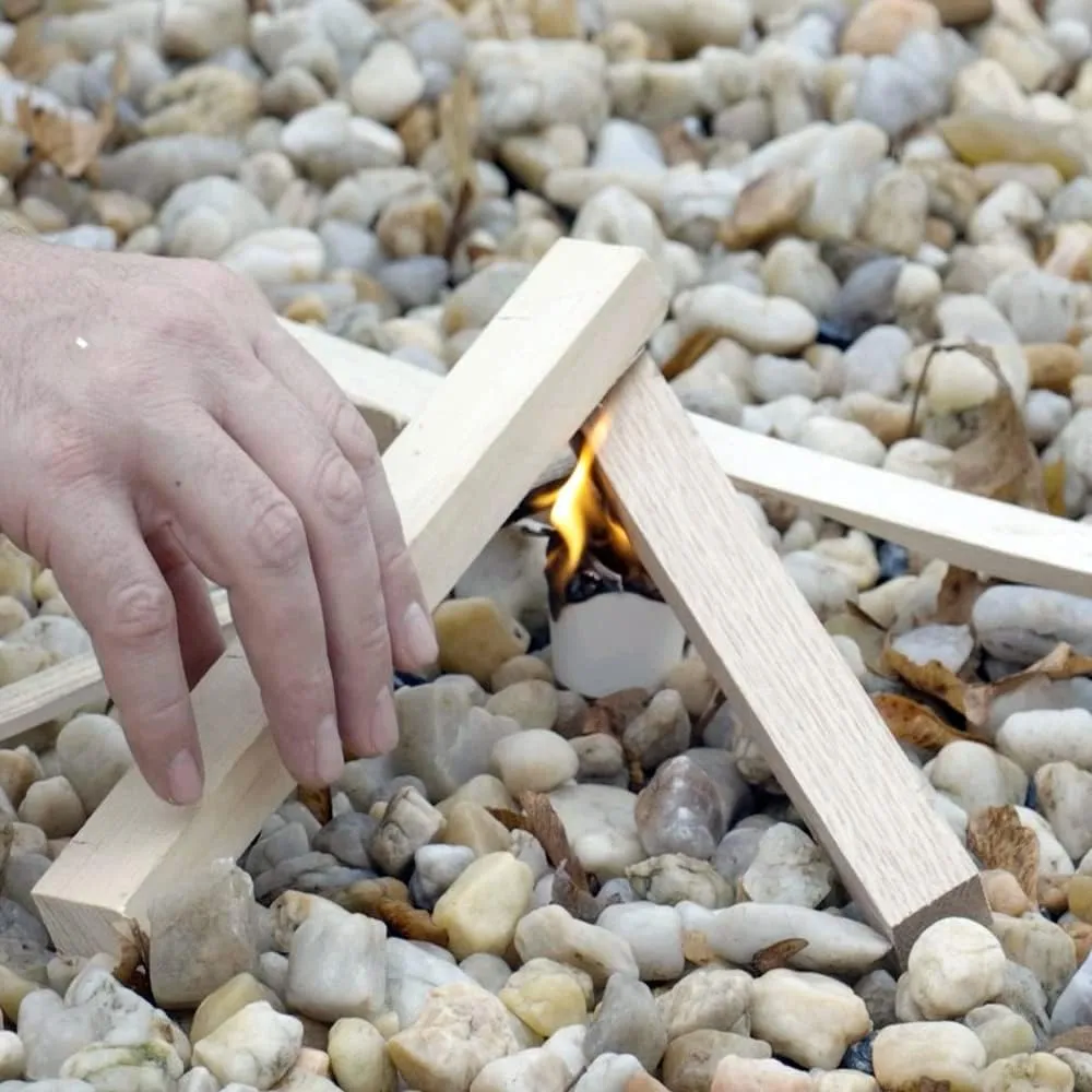 Allen's Natural Kindling Wood – 40 LB Box of Kiln-Dried Fire Starter Sticks for Campfires, Wood Stoves & BBQ – Easy to Light Fire Pit – Clean Burn Fire Starter Logs – No Chemicals or Odors