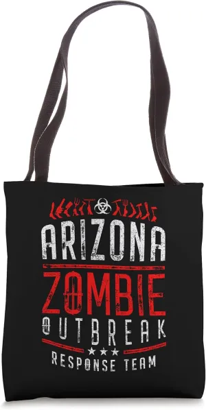 Arizona Zombie Outbreak Response Team Halloween Tote Bag