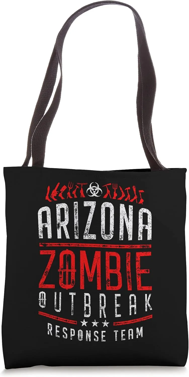 Arizona Zombie Outbreak Response Team Halloween Tote Bag