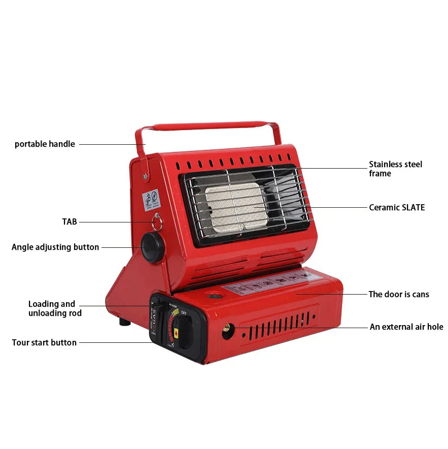 Artudatech Camping Emergency Butane Heater Double Coherent Heat Source Survival Tools