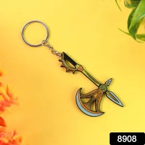 Axe Shape Metal Keychain - Stylish & Durable
