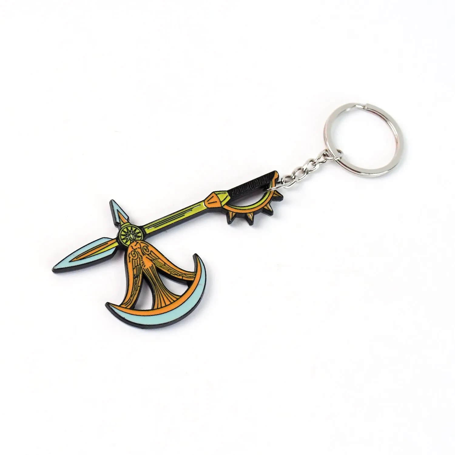 Axe Shape Metal Keychain - Stylish & Durable