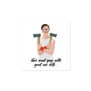 Axe Skills Stickers