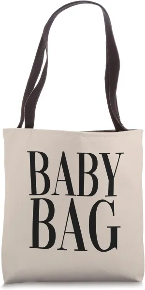 Baby Bag Pregnancy Newborn Baby Shower Nursery Mom Dad Baby Tote Bag