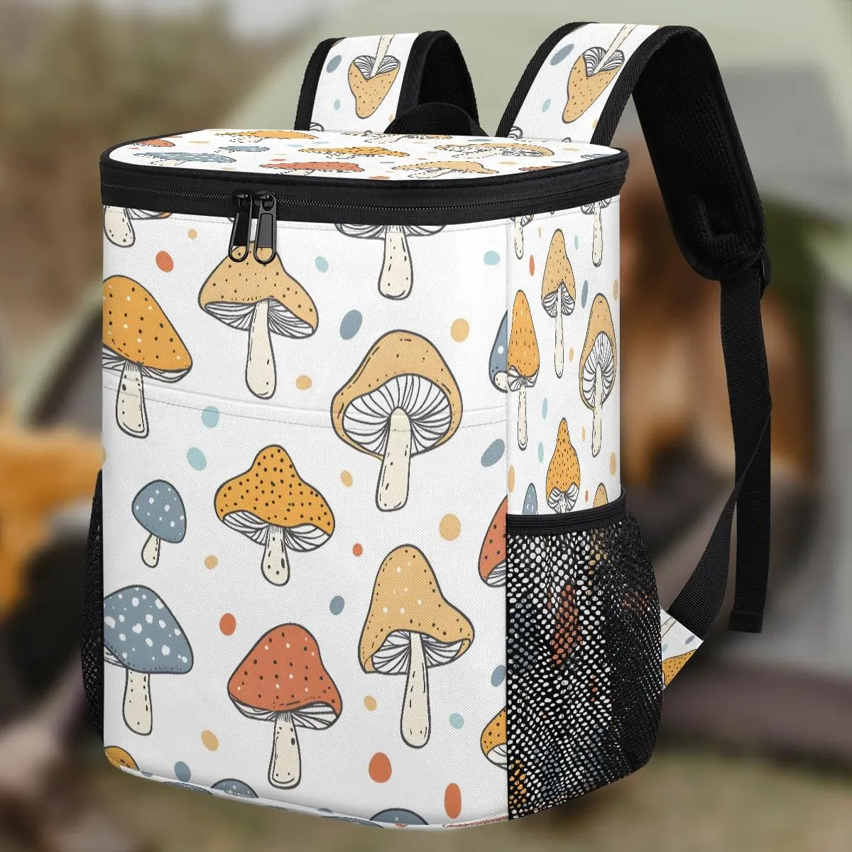 Backpack Cooler Lovely Mushroom Cooler Backpack Insulated Leak Proof Soft Cooler Bag for Men Women Lunch Backpack for Camping Picnic Hiking Beach Travel