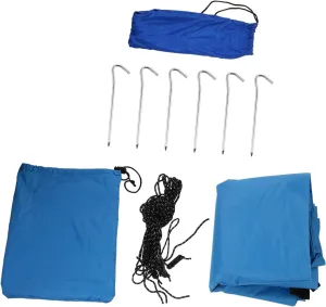 Balacoo Tent Tarp Rain Cover Uv Blocking Canopy 6 Aluminum Nails Perfect for Camping Outdoor Activities