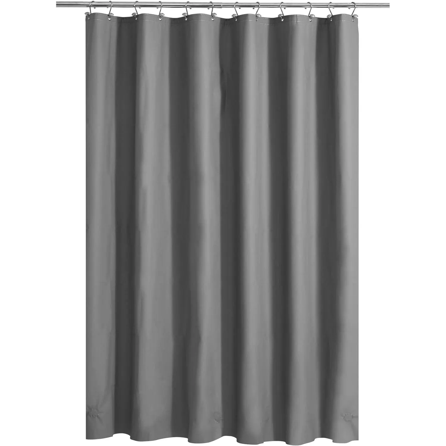 Barossa Design Plastic Shower Liner Clear - Premium PEVA Shower Curtain Liner with Rustproof Grommets and 3 Magnets, Waterproof Cute Lightweight Standard Size Shower Curtains for Bathroom - Clear