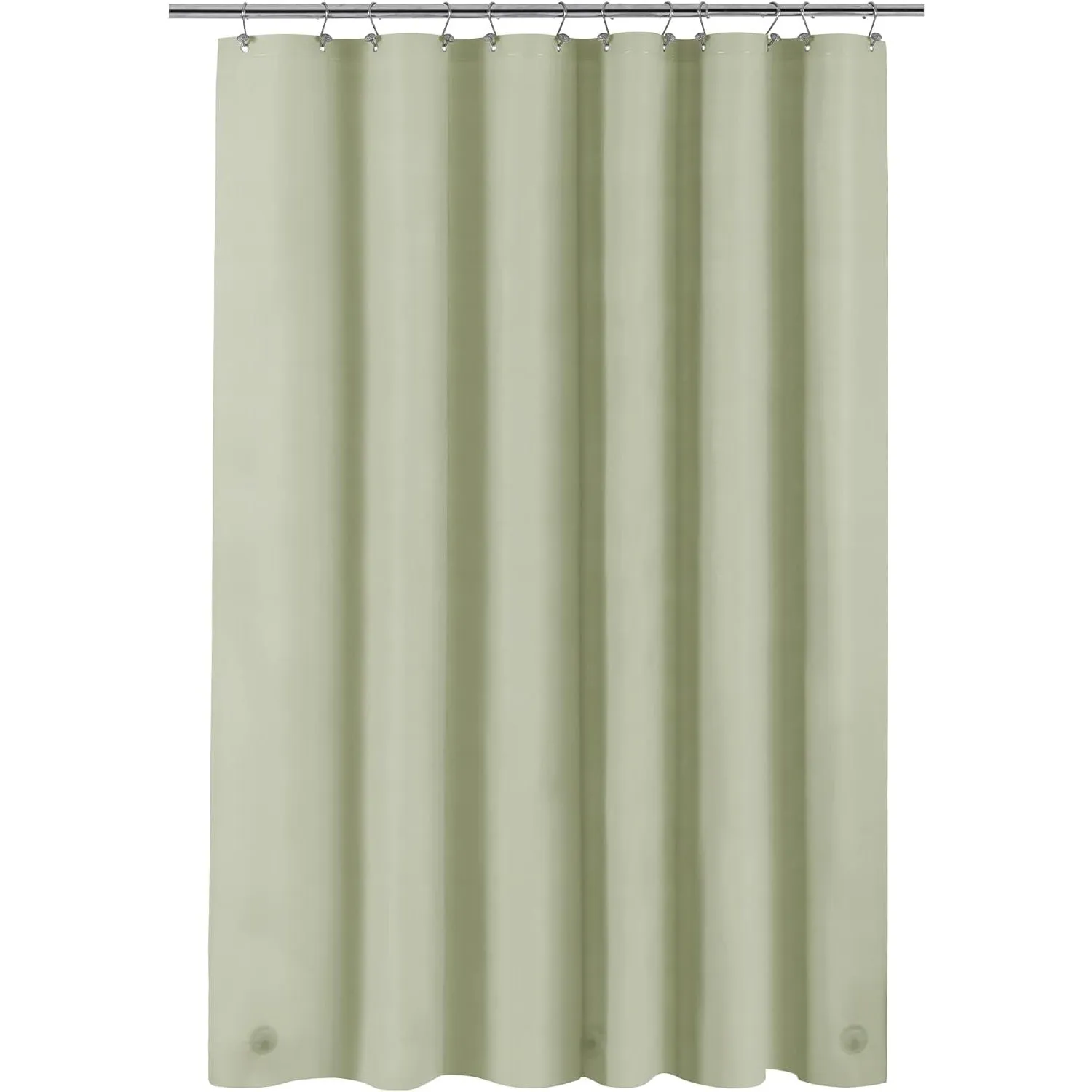 Barossa Design Plastic Shower Liner Clear - Premium PEVA Shower Curtain Liner with Rustproof Grommets and 3 Magnets, Waterproof Cute Lightweight Standard Size Shower Curtains for Bathroom - Clear