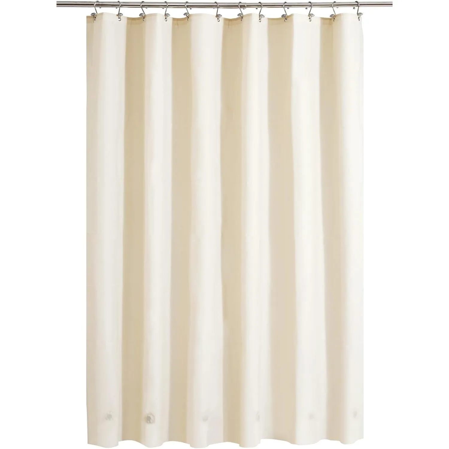 Barossa Design Plastic Shower Liner Clear - Premium PEVA Shower Curtain Liner with Rustproof Grommets and 3 Magnets, Waterproof Cute Lightweight Standard Size Shower Curtains for Bathroom - Clear