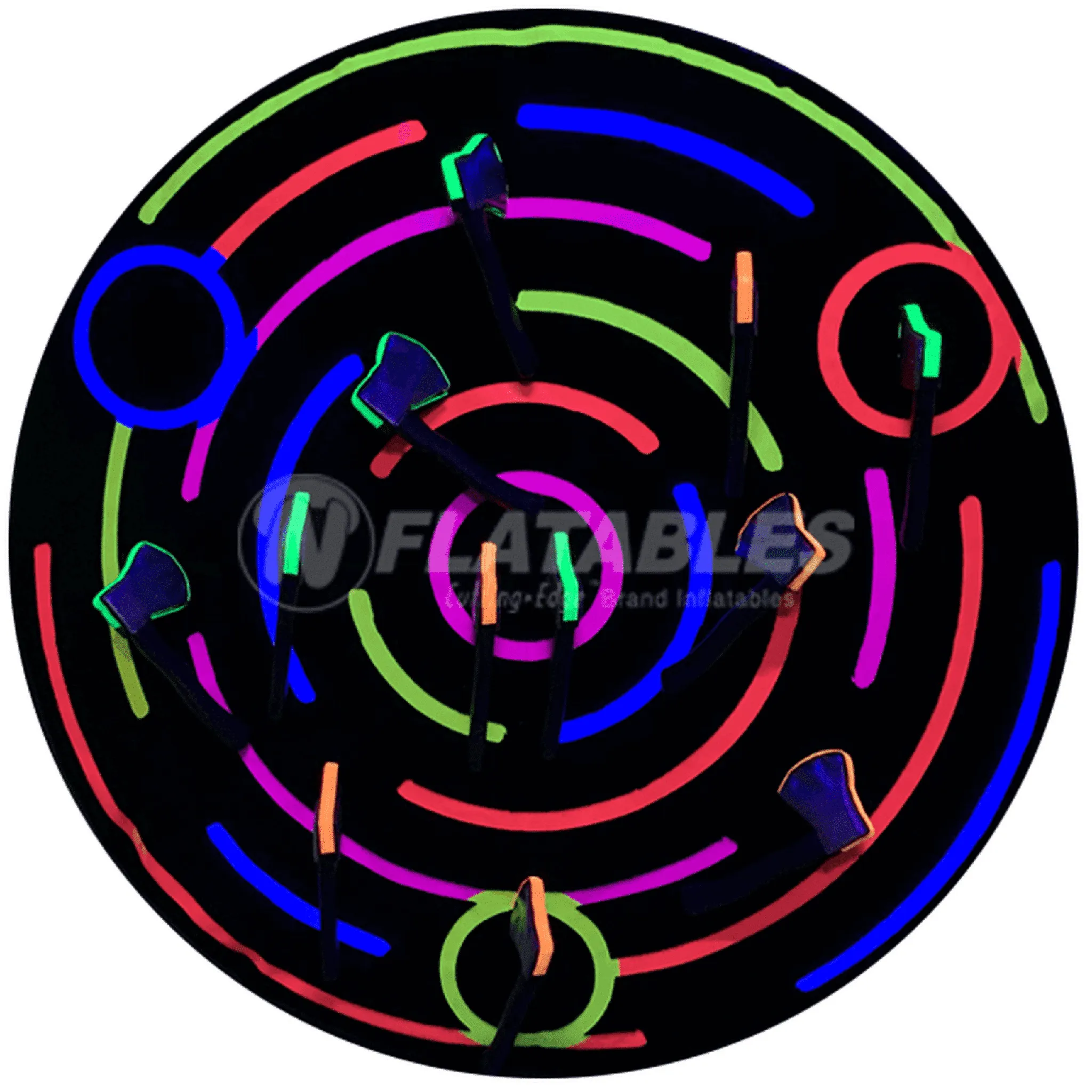 Battle Axe Blacklight Axe Throw (Double)