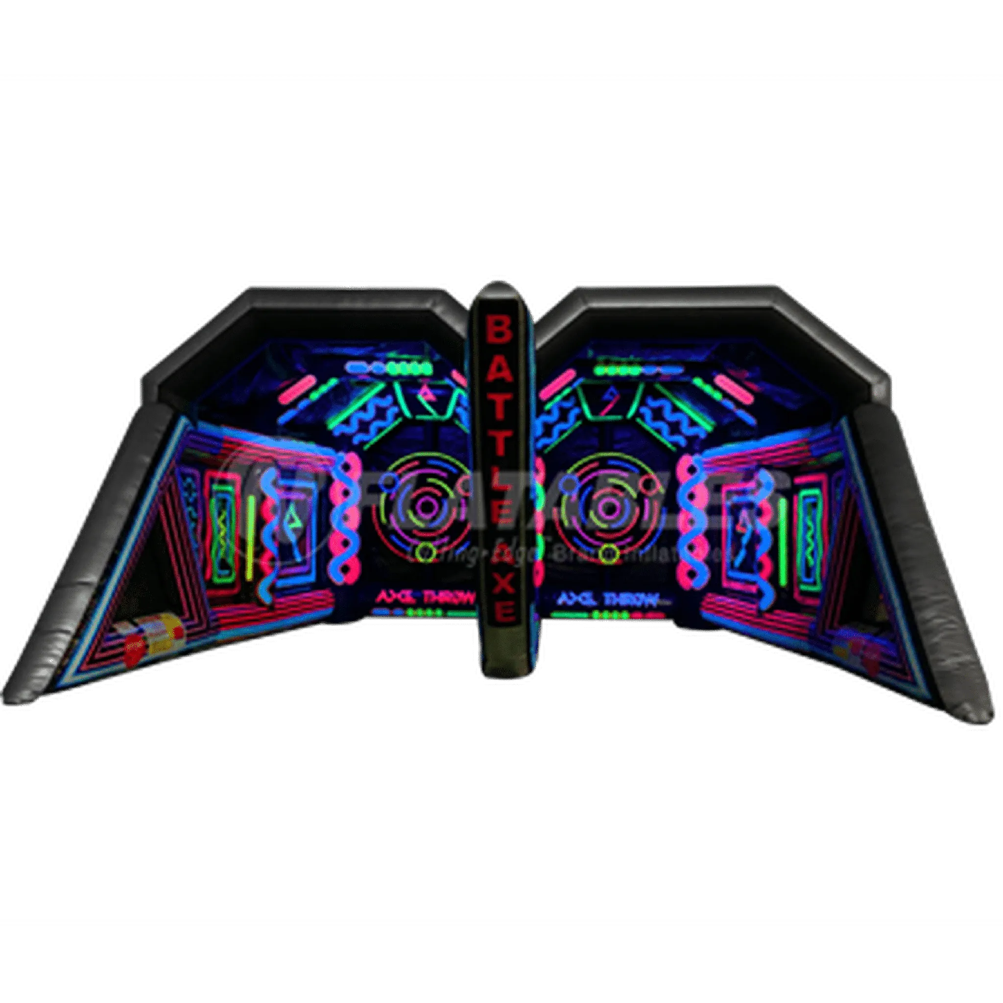 Battle Axe Blacklight Axe Throw (Double)
