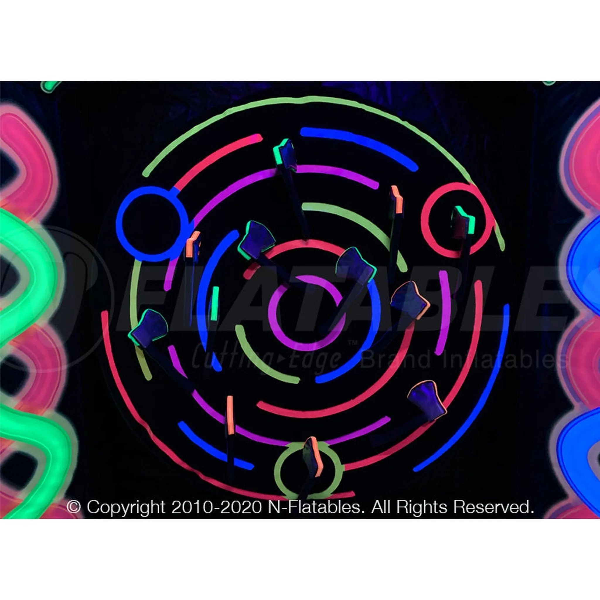 Battle Axe Blacklight Axe Throw (Double)