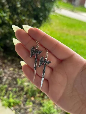 Battle Axe Earrings