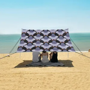 Beach Shade Tent with UPF50  UV Protection,Funny Pigeon Pattern Lightweight Camping Sun Shelter for Outdoor,Camping Trips, Fishing, Backyard,Picnics,Easy Set Up and Carry 9x10.5 FT